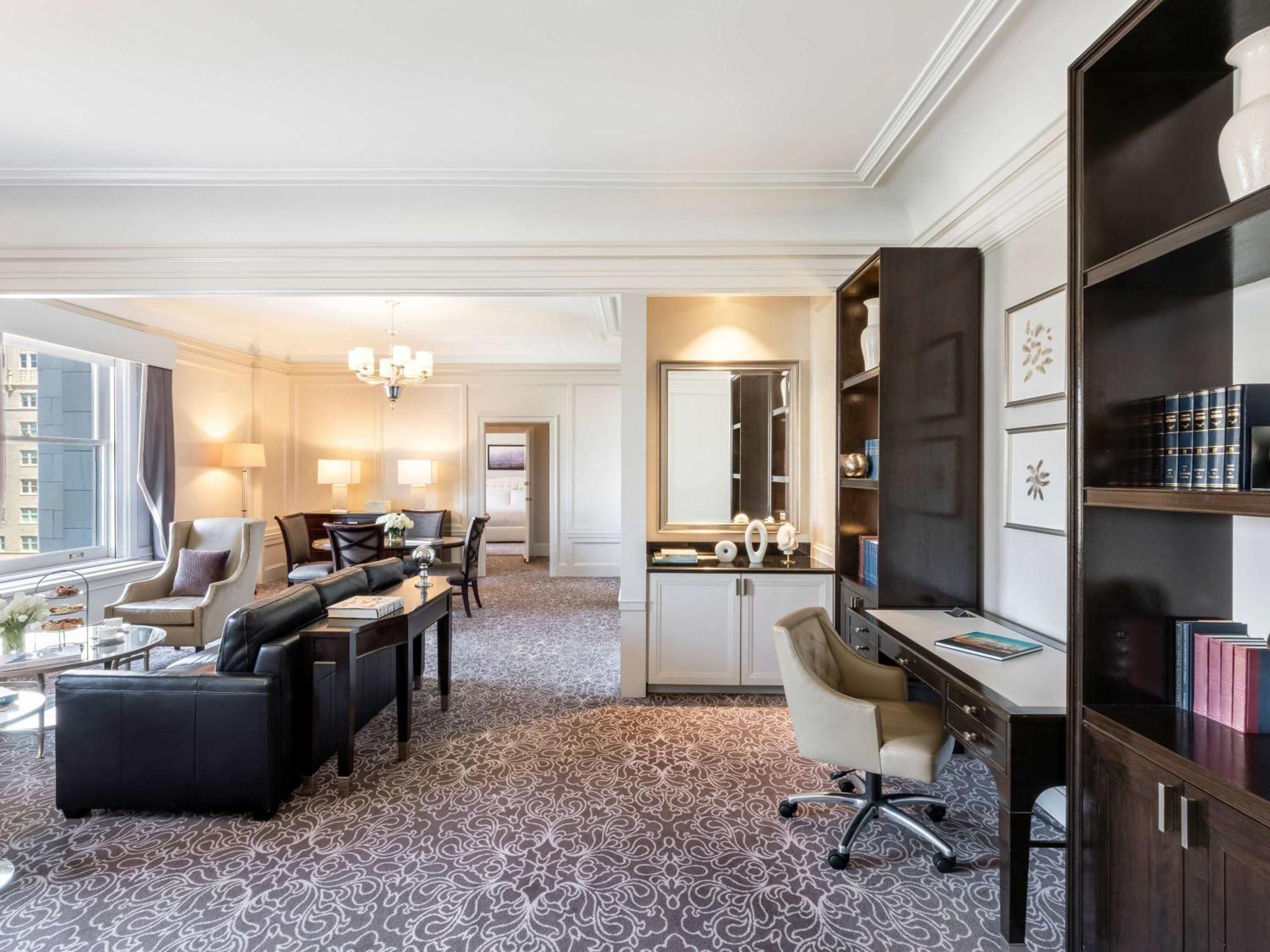 Fairmont San Francisco Hotel Exterior foto A suite at The Peninsula